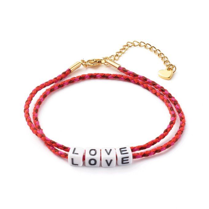 Bracelet coton LOVE