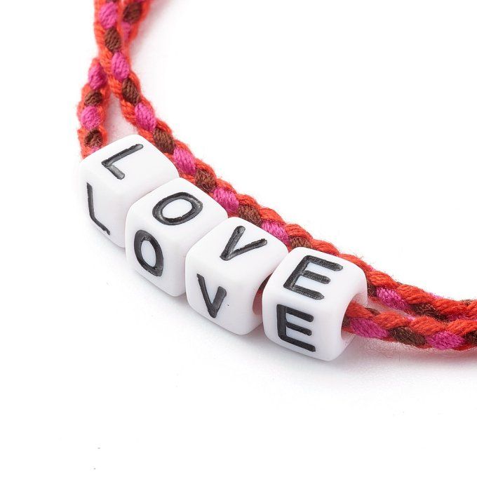 Bracelet coton LOVE
