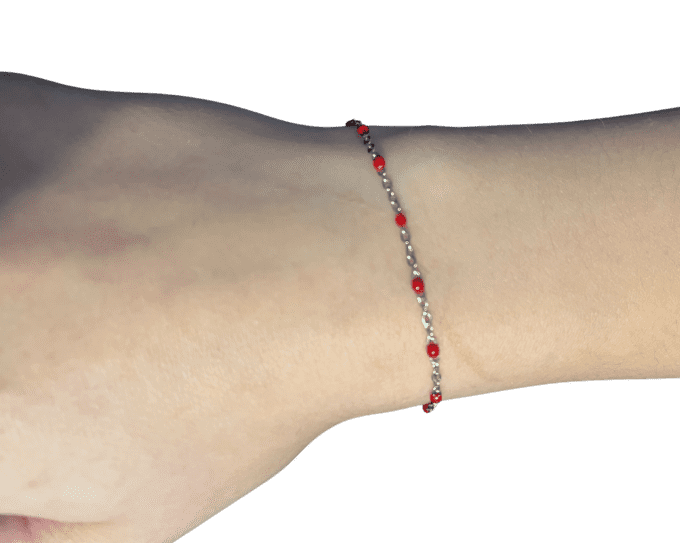 Bracelet acier inoxydable couleur acier