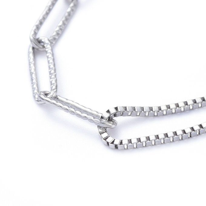 Collier double chaines