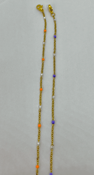 Bracelet acier inoxydable couleur or