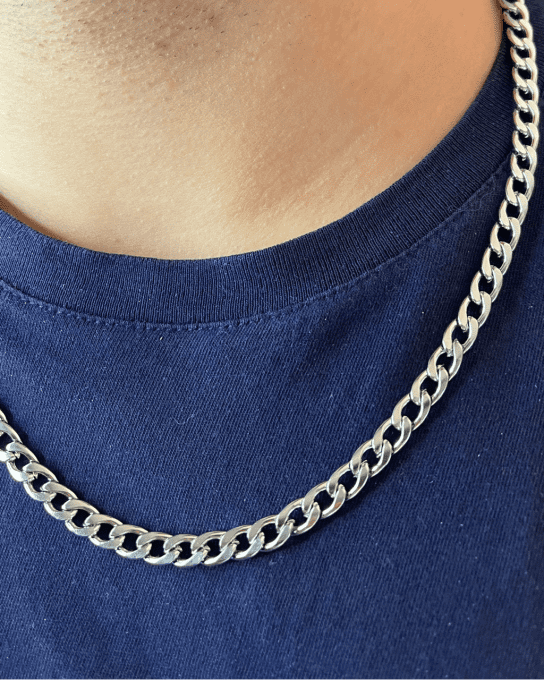 Chaîne homme panzer acier inoxydable